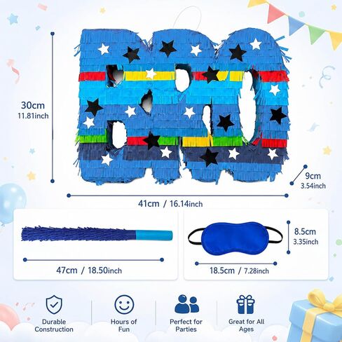 Large BRO Pinata for Boys Birthday Party in Saudi Arabia