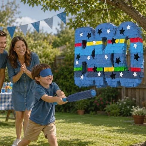 Large BRO Pinata for Boys Birthday Party in Saudi Arabia