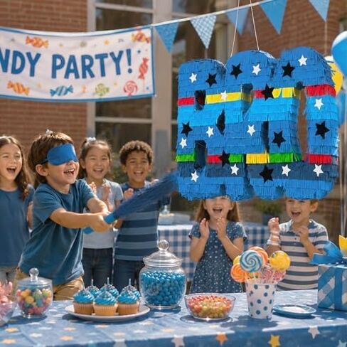 Large BRO Pinata for Boys Birthday Party in Saudi Arabia