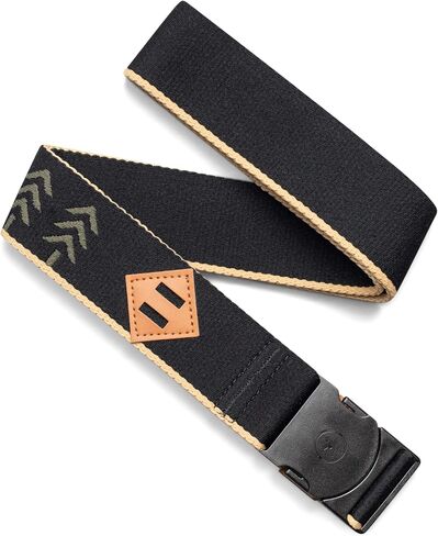 The Original Unisex Adventure Belt, Heavy Duty Elastic Webbing, Non-Metal Travel Friendly Buckle, Hannah Eddy - Wave in Kuwait