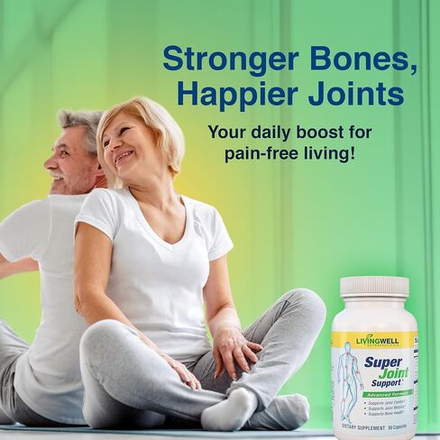 SUPER JOINT SUPPORT Glucosamine, Collagen, MSM & Chondroitin Joint Support Supplement for Joint Relief, Health & Comfort Perfect for achy Knees and Hands. 120 Count in Kuwait