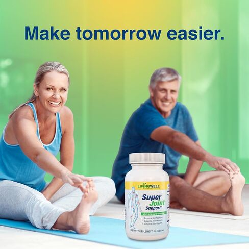 SUPER JOINT SUPPORT Glucosamine, Collagen, MSM & Chondroitin Joint Support Supplement for Joint Relief, Health & Comfort Perfect for achy Knees and Hands. 120 Count in Kuwait