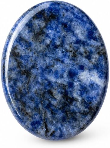 CRYSTALMIRACLE Beautiful Moss Agate Worry Stone Wellness Crystal Healing Positive Energy Men Women Gift Gemstone Metaphysical Powerful Thumb Stones Meditation Reiki FENG Shui in Kuwait