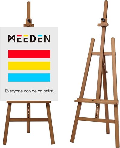MEEDEN Painting Wooden Art Easel: Solid Beechwood, Hold Canvas up to 43" in Saudi Arabia