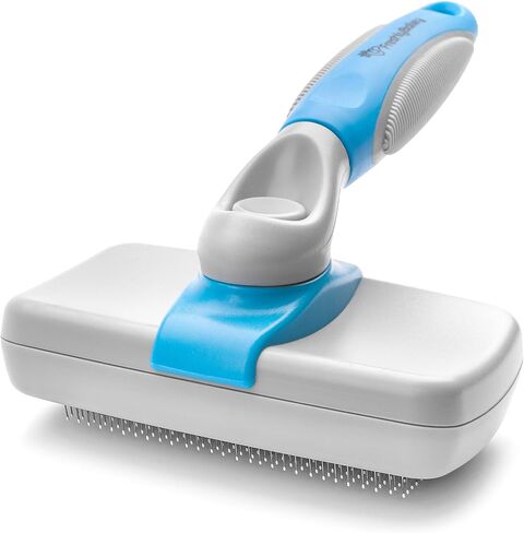 Freshly Bailey Deshedding Tool for Short Hair - Self Cleaning Slicker Brush - Pet Comb for Cats and Dogs in Saudi Arabia