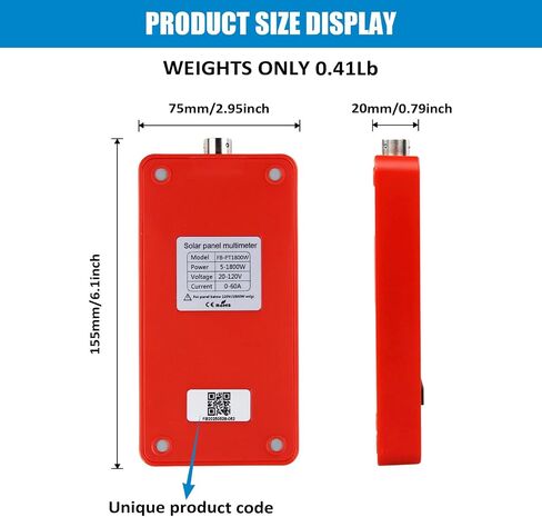 1800W Solar Panel Tester – PV Multimeter with Smart MPPT & HD OLED Display for Solar Panel Diagnostics and Data Analysis in Kuwait