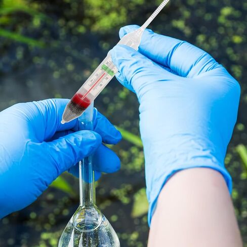 Aquarium Salinity Hydrometer Glass Water Meter with Built in Thermometer in Kuwait