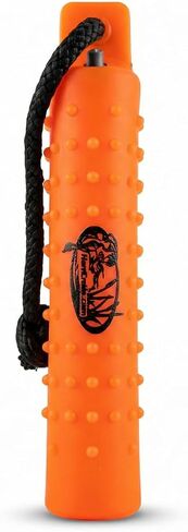 Standard Size Plastic Dog Training Bumper with Throw Rope Dog Retrieving Dummy Duck Dog Hunting Training Tool Highly Visible Dog Float Toy – Orange in Saudi Arabia