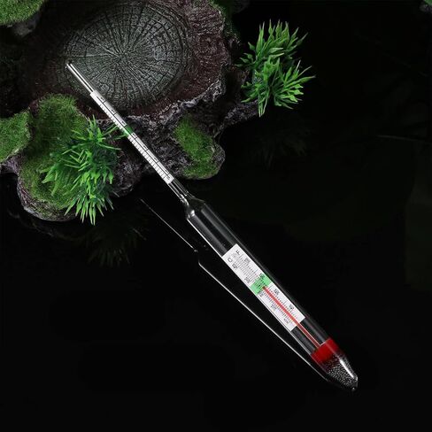 ibasenice 2pcs Hydrometer Glass Floating Salinity Tester Dual Scale 0-40℃ in Kuwait