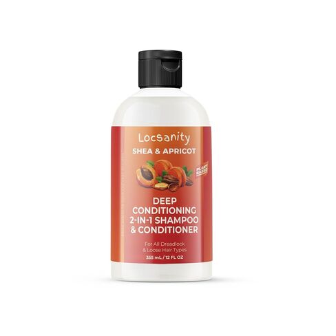 Locsanity 2-in-1 Shampoo and Conditioner for All Types of Dreadlocks and Hairstyles – Moisturizing, Nourishing, and Hydrating Shampoo and Conditioner (12 fl oz) in Kuwait