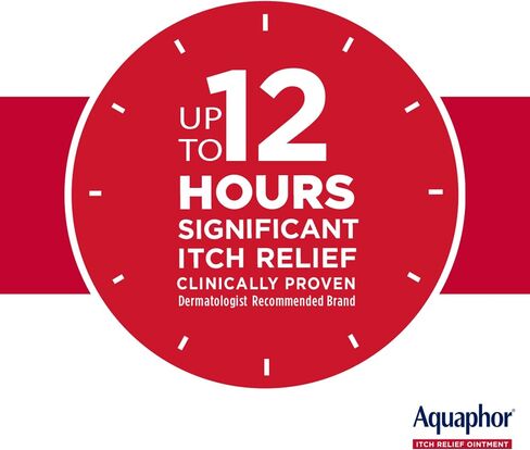 Aquaphor Itch Relief Ointment, Maximum Strength 1% Hydrocortisone, Relieves Itch from Skin Irritation, Insect Bites, Psoriasis, Skin Rashes, Eczema, & Poison Ivy, 2 oz in Saudi Arabia