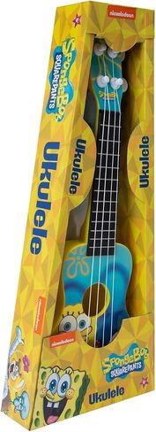 Well Played Spongebob Squarepants Ukulele – Luau Design Kids Instrument – Portable 4-String Musical Toy for Spongebob Fans – Ages 6+ in Saudi Arabia
