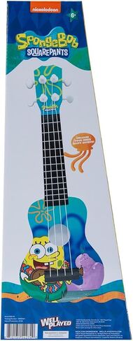 Well Played Spongebob Squarepants Ukulele – Luau Design Kids Instrument – Portable 4-String Musical Toy for Spongebob Fans – Ages 6+ in Saudi Arabia