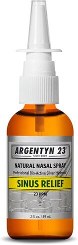 Argentyn 23 Professional Bio-Active Silver Hydrosol Sinus Relief - Colloidal Silver- 23ppm, 2oz (59mL) – Natural Nasal Spray in Kuwait
