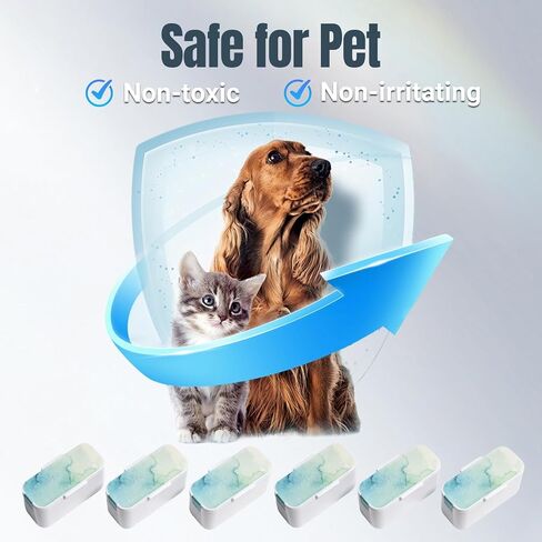 6 PCS Cat Litter Deodorizer Compatible with Petsafe Scoopfree SmartSpin Self-Cleaning Cat Litter Box Refill and HHOlove Self-Cleaning Cat Litter Box, Litter Box Odor Eliminator Keep Home Fresh in Saudi Arabia