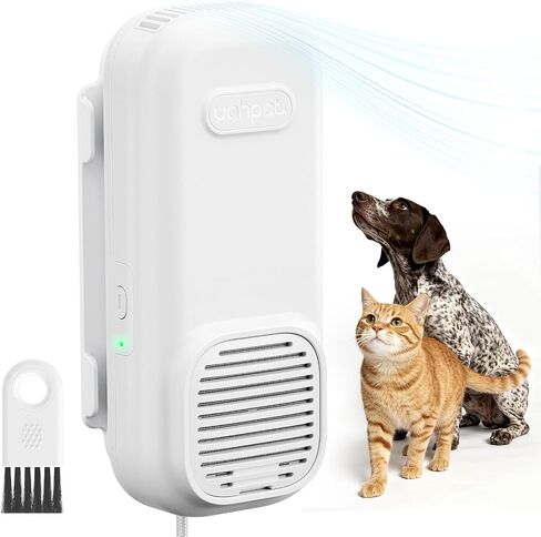 uahpet Cat Litter Deodorizer, Plug In Filterless Nano Pet Odor Eliminator for Cat Litter Boxes, Dog Crates, Pet Cabinets & Small Bathrooms, Zero Ozone, Ultra-Quiet 32dB, 5ft Cord in Saudi Arabia