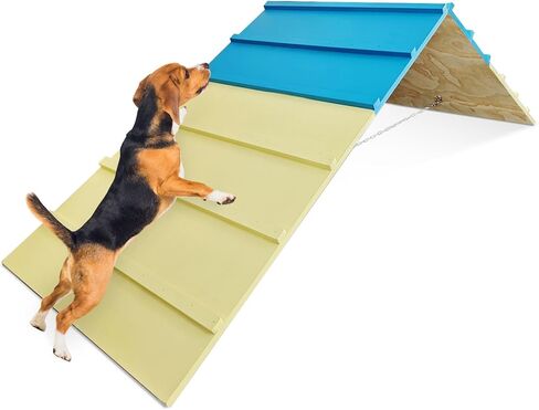 Dog Agility Course Backyard Equipment for Small & Medium Dogs, Puppy Agility Training A-Frame, Pony & Lamb Jumping Obstacle Course Ramp & Playground in Saudi Arabia