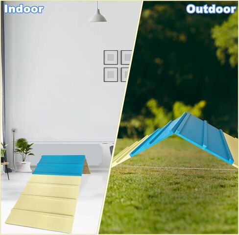 Dog Agility Course Backyard Equipment for Small & Medium Dogs, Puppy Agility Training A-Frame, Pony & Lamb Jumping Obstacle Course Ramp & Playground in Saudi Arabia