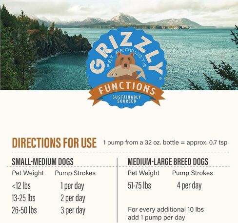 Grizzly Pet Products Joint Aid Liquid Hip and Joint Health Supplement Product for Dogs and Cats, 32 Ounce in Saudi Arabia