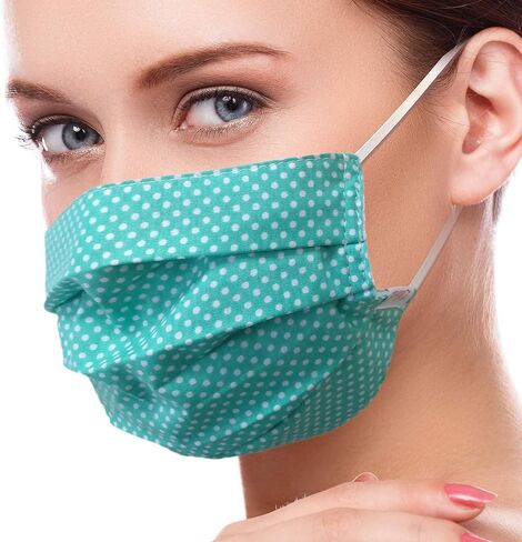 Lilind® Cloth Face Masks, Breathable, Handmade, Reusable, Washable Covers, 100% Cotton in Kuwait