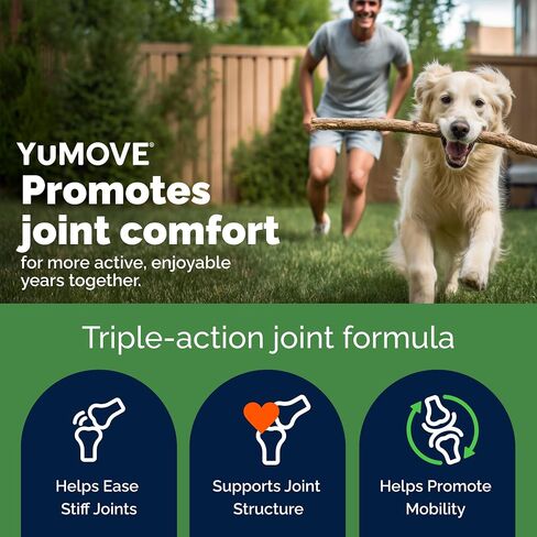 YuMOVE Senior Dog Joint Supplement Glucosamine & Green Lipped Mussel 120ct in Kuwait