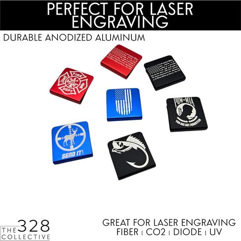 Hat Brim Clip Blanks 25 Pack for Laser Engraving – Anodized Aluminum Hat Clips for Custom Engraving – Bulk Maker Supply in Saudi Arabia