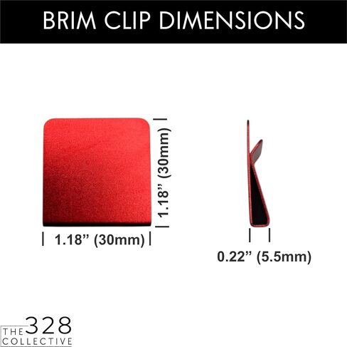 Hat Brim Clip Blanks 25 Pack for Laser Engraving – Anodized Aluminum Hat Clips for Custom Engraving – Bulk Maker Supply in Saudi Arabia