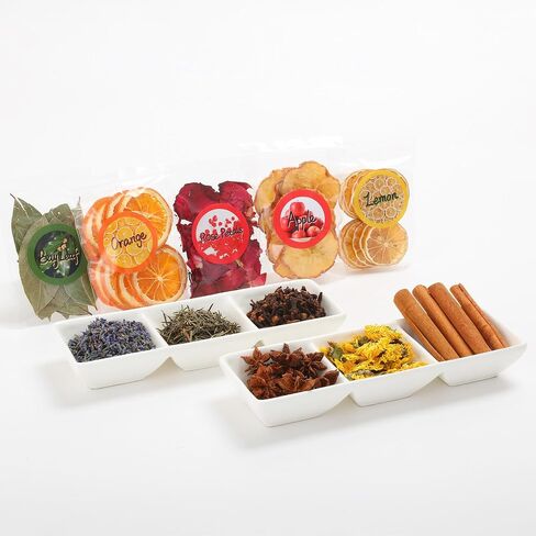 Natural Dried Flower & Fruit Potpourri Kit for Home Decor & DIY Crafts in Kuwait