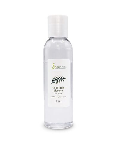 Soapeauty Vegetable Glycerin USP Grade | Non-GMO Pure Glycerin for Skin Care, Hair Care, Soap Making & DIY Formulations | 5 oz in Saudi Arabia
