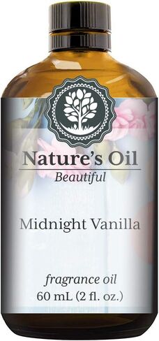 Midnight Vanilla Fragrance Oil (60ml) for Perfume, Diffusers, Soap Making, Candles, Lotion, Home Scents, Linen Spray, Bath Bombs, Slime in Kuwait