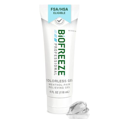 Biofreeze Professional Menthol Pain Relieving Gel 4 FL OZ Tube (Pack Of 3) For Pain Relief Associated With Sore Muscles, Arthritis, Simple Backaches, And Joint Pain (Packaging May Vary) in Saudi Arabia
