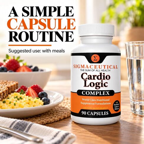 Hawthorn Extract Supplement, Olive Leaf Supplement, Garlic Extract Supplement & Hibiscus Supplement - 90 Capsules in Kuwait