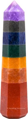Amazing Gemstone Black Tourmaline Crystal Towers ~ Natural Healing Crystal Point Obelisk for Reiki Healing and Crystal Grid (3- Inch) in Saudi Arabia