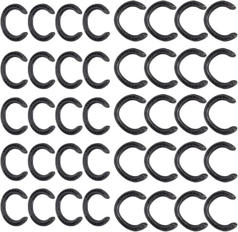 10 Sets Q235 Forged Steel Horseshoes Wide Web Full Crease for Equestrian Sport and Hoof Support in Kuwait
