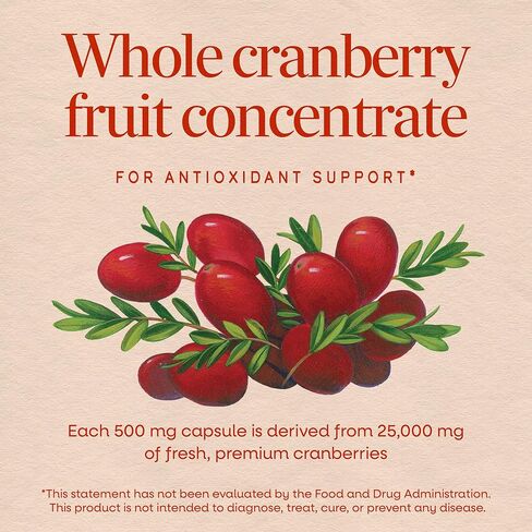Nature's Way CranRx BioActive Cranberry Urinary Health 500 mg potency, Once Daily, 30 VCaps in Kuwait
