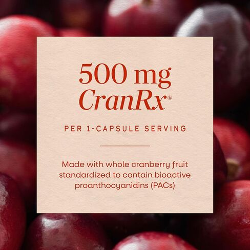 Nature's Way CranRx BioActive Cranberry Urinary Health 500 mg potency, Once Daily, 30 VCaps in Kuwait