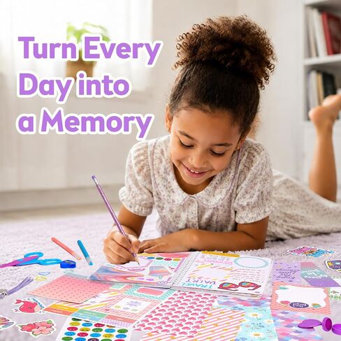 Axirata 2-Pack DIY Journal Kit for Girls 6-8-14 Year Old Scrapbook Gifts in Kuwait