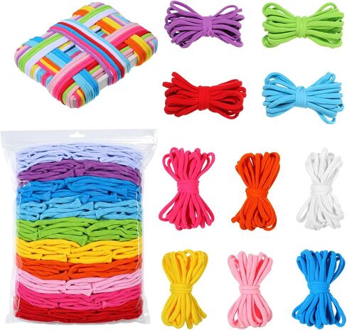 MySHUCE 1000 Pcs Weaving Loom Loops Refill for 7 Inch Potholder Loom in Saudi Arabia