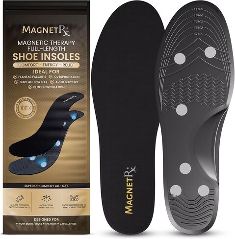 MagnetRX® Magnetic Inserts for Shoes – Effective Magnetic Shoe Inserts with Foot Magnets – Gel Comfort Magnetic Insoles for Women (Women’s: US 5-10 / EU 35-40) in Kuwait