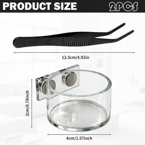 Jumping Spider Feeding Dish 1 Pack Magnetic Water Bowl with Tweezers in Kuwait