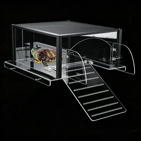 Turtle Basking Platform Large for 10-13.5in Wide 10/20/29/55 Gal Aquariums in Kuwait