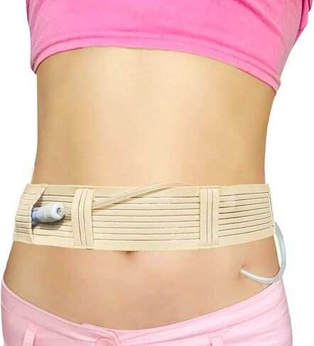 PD Belt Breathable Peritoneal Dialysis Catheter Supplies Abdominal Holder Accessories Adjustable Belly Bands for Secure Stomach Peg G Feeding Tube Women Men Large(35"-49") in Kuwait