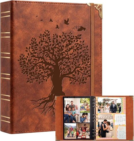 Scrapbook Photo Album 100 Pages, 60 Page Self Adhesive+40 Page Kraft Paper in Kuwait