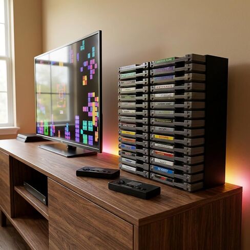 شاشة عرض R2D3 لألعاب نظام Nintendo Entertainment System (NES) (تتسع لـ 30 لعبة) in Kuwait