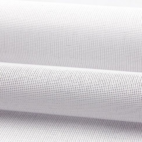 2 Pack Needlepoint Canvas 20 x 18 Inch, 14 Mesh Blank White Embroidery Canvas, Stiff Poly Cotton Needlepoint Mesh Fabric for Cross Stitch, Needlepoint, Punch Needle, DIY Craft Projects in Saudi Arabia