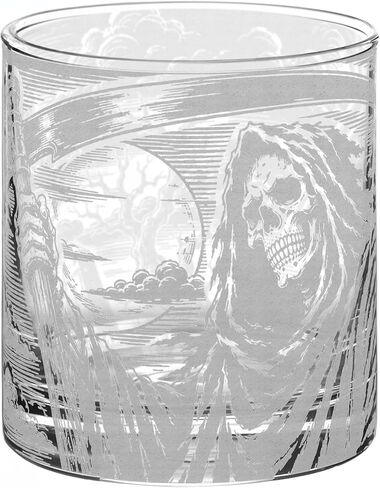 SPIDERWEBS Engraved Whiskey Rocks Glass | Halloween Scary Spooky Spider Creature | Great Horror Drinking Gift Idea! in Kuwait