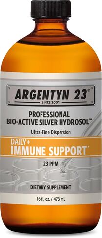 Argentyn 23 Professional Bio-Active Silver Hydrosol for Immune Support – Colloidal Silver, 23ppm, 4oz (118mL) – Twist-Top in Kuwait