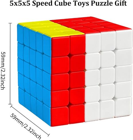 5x5 Speed Cube, 5x5 Cube Puzzle Stickerless in Saudi Arabia