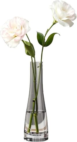 Hand-Made Blown Art Bud Glass Vase Clear Flower Bud Vase Single Stem Vases Decorative Glass Vase Bottles Centerpiece for Wedding Party Home and Office Décor(Blue) in Kuwait
