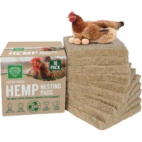 Small Pet Select Hemp Nesting Pads, Chicken Coop & Boxes, 10-Pack in Kuwait